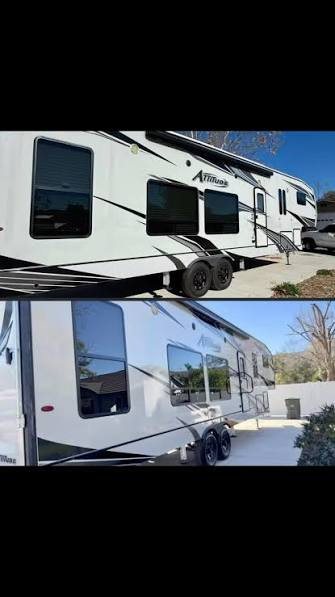 Mobile travel trailer detailing in Antelope Valley